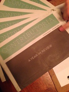 Paper copies of Contributoria